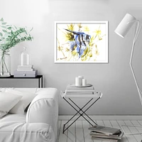 Angelfish Aquarium by Suren Nersisyan  Framed Print - Americanflat