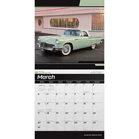 American Sports Cars OFFICIAL | 2024 12 x 24 Inch Monthly Square Wall Calendar | Sticker Sheet | StarGifts | Racing Automotive