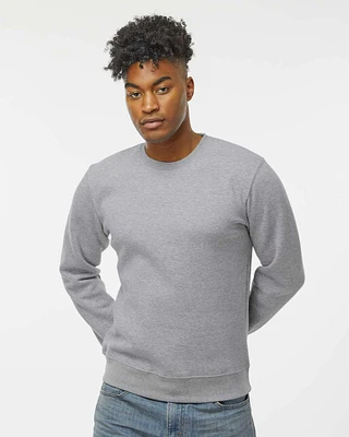 High-Quality Fleece Crewneck Sweatshirt | 7.5 Oz./yd², 55/25/20 Cotton/polyester/recycled Polyester Fleece with 100% Cotton Face Yarns on Solid Colors | Everyday Luxury: Step into the Fleece Crewneck Experience | Buy From RADYAN®