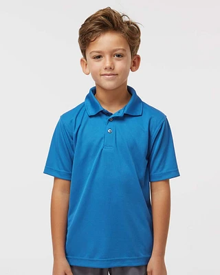 Premium Youth Saratoga Performance Polo Shirt | 4.3 Oz./yd², 100% Performance Polo Polyester T-Shirt | This Polo Tee Transcends Fashion