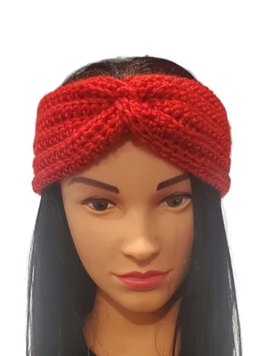 Solid Color Twisted Headband Chunky Ribbed Stitched Soft Crochet Excellent Quality - ALL COLORS AVAILABLE!!!