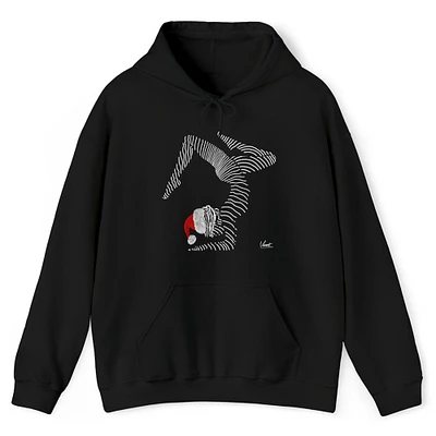 Yoga Handstand Xmas - Unisex Hooded Sweatshirt