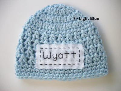 Newborn Hat with Name, Personalized Baby Beanie, Custom Baby Gift, Monogrammed Newborn Hat, Baby Photo Prop, Baby Gift