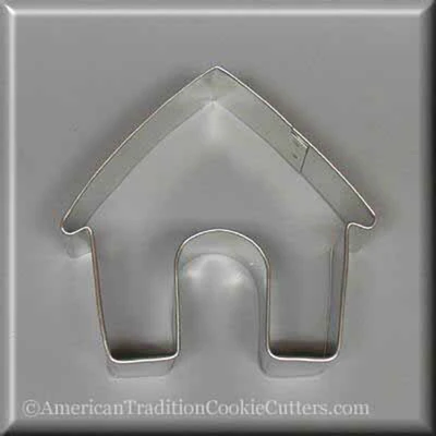 3.5" Dog House Metal Cookie Cutter NA8045