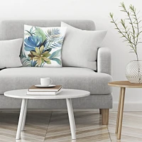 Tropical Floral Haven I by PI Creative Art Throw Pillow - Americanflat