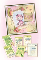 Leane Creatief Lecreadesign Combi Clear Stamp Baby Boy & Girl