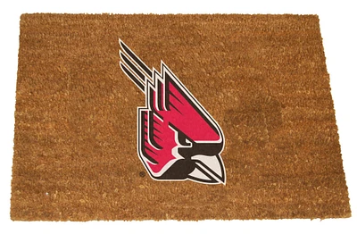 Memory Company NCAA Ball State Cardinals Rectangular Coir Door Mat 29.5" x 19.5"