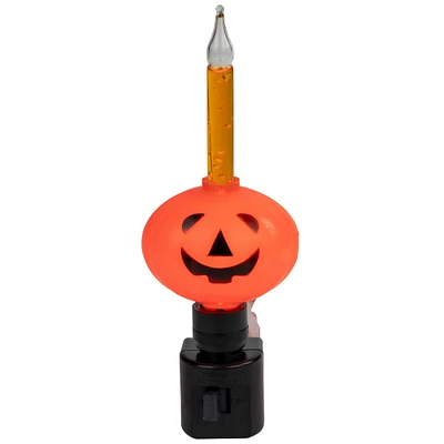 Northlight 6.5" Jack-O-Lantern Halloween Bubble Night Light