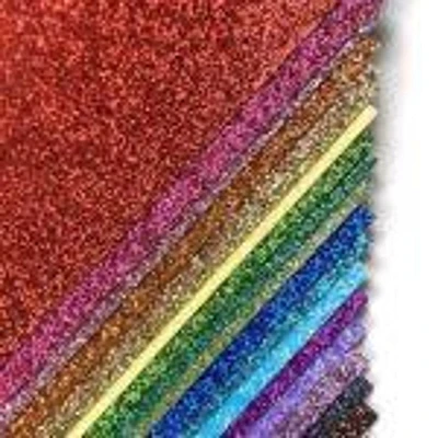 Et Cetera Papers Glitter Paper 12X12 - 10 PACK