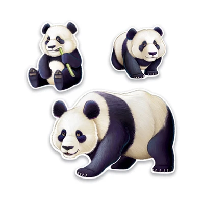 Panda Cutouts