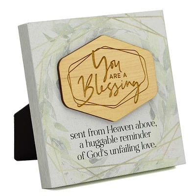 Dexsa You Are A Blessing Meadow Wood Plaque 6 inches x 6 inches