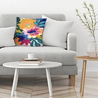 Floral Summer Vibe II by PI Creative Art Throw Pillow - Americanflat