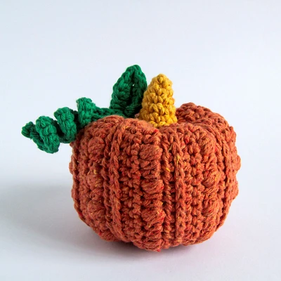 Hoooked Amigurumi DIY Kit W/Eco Barbante Yarn-Pumpkin Jack