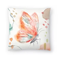 Winged Whisper II by Dina June Throw Pillow - Americanflat