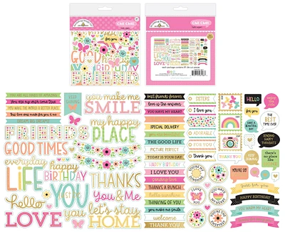 Doodlebug Odds & Ends Chit Chat Die-Cuts-Hello Again