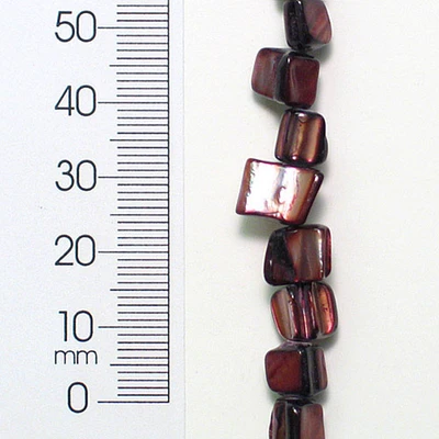 Sea Shell 4-6mm Nugget Beads 16" Strand (52-58) Mauve
