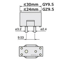 USHIO BVA 900w 120v Halogen Bulb