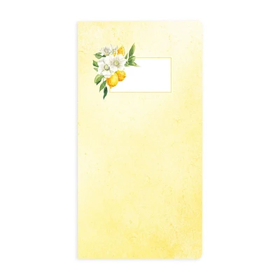 P13 Fresh Lemonade Travel Journal 4.3"x8.3"-10 White Cards