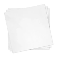 White Linen Like Premium Paper Beverage/Cocktail Napkins (600 Napkins)