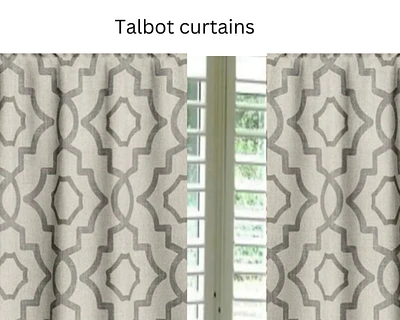 Drapery Loft custom made Talbot curtains any length