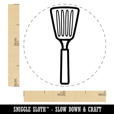 Spatula Kitchen Utensil BBQ Grilling Self-Inking Rubber Stamp for Stamping Crafting Planners