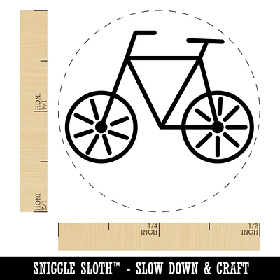 Bike Bicycle Doodle Self-Inking Rubber Stamp for Stamping Crafting Planners
