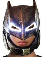 Adults Batman V Superman Armored Batman Light Up Mask Costume Accessory