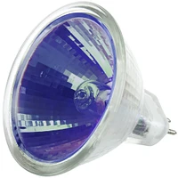 SUNLITE 50w 12v MR16 Narrow Spot 12deg. GU5.3 With Cover Guard Blue Halogen Bulb