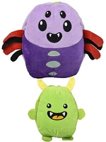 Halloween Character Reversable Monster And Spider Plush Toy