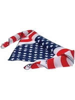 American Flag Pattern USA Bandana Head Scarf Costume Accessory