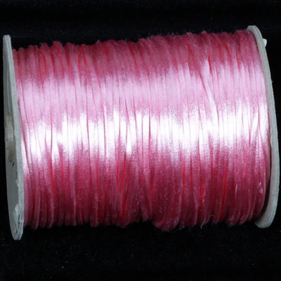The Ribbon People Fascia Pink Solid Satin Cording Craft Ribbon 0.25" x 144 Yards