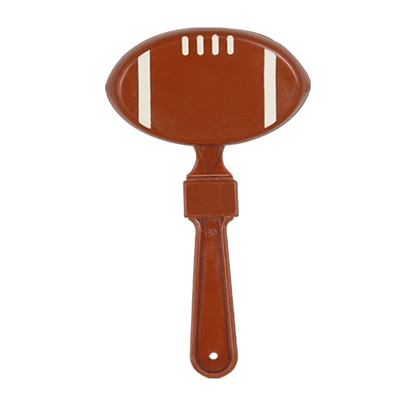 Beistle Club Pack of 24 Brown Football Clapper Noismaker Party Favors 7"