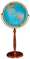 National Geographic Chamberlin 16" Blue Ocean Illuminated World Globe