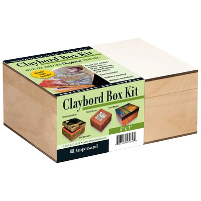 Ampersand Art Claybord Box Kit, 5" x 7"