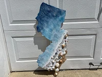 Choose Your State Beach Wall Art, Ocean Themed Decor , Housewarming Realtor Moving Gift for Family
