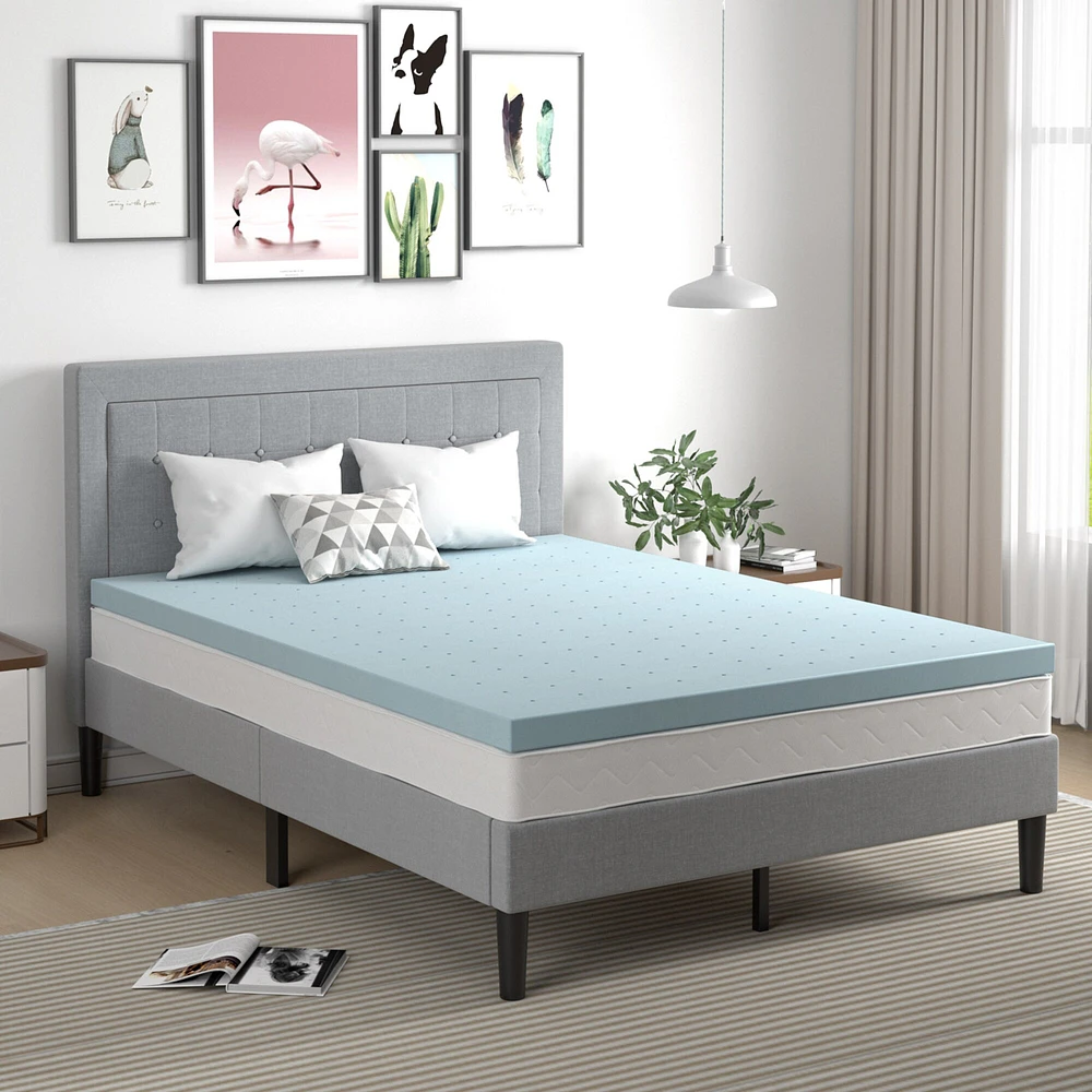 Gel Injection Memory Foam Mattress Top Ventilated Mattress