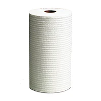 WypAll X60 Cloths, Small Roll, 9 4/5 x 13 2/5, White, 130/Roll, 12 Rolls/Carton