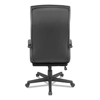 Alera Alera Oxnam Series High-Back Task Chair, Supports Up to 275 lbs, 17.56" to 21.38" Seat Height, Black Seat/Back, Black Base