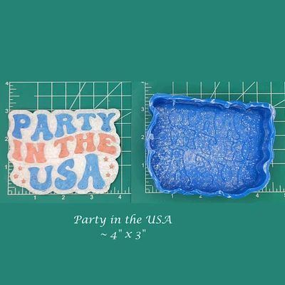 Party in the USA Silicone Freshie Mold