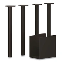 Hon Coze Table Legs, 5.75 x 28, Black, 4/Pack