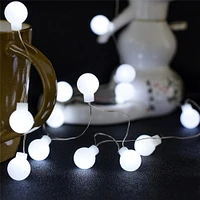 49ft Outdoor Christmas Garden Solar Globe String Lights