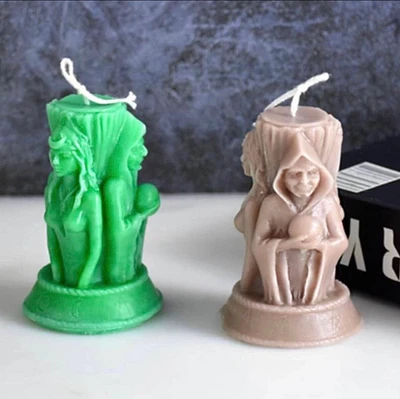 Triple Goddess Candle