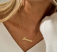 Personalised Name Necklace, Custom Name Necklace, Nameplate Necklace, Personalised Jewellery