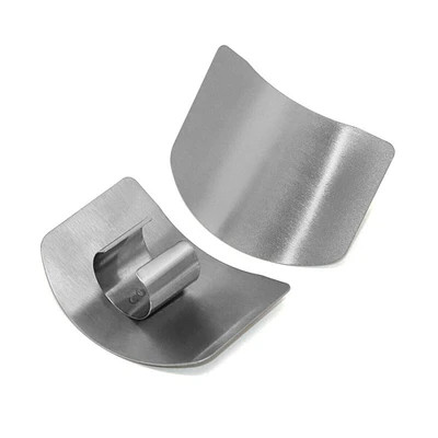 Kitcheniva Stainless Steel Fingers Hand Cut Protector 2 Pcs