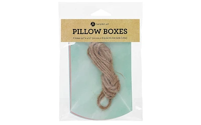 Hampton Art Pillow Box & Jute 6pk Pastel