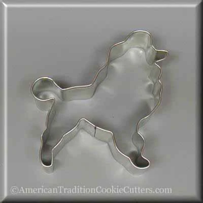 4" Poodle Metal Cookie Cutter NA6049