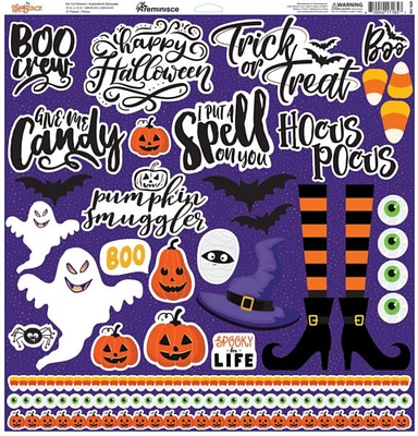 Reminisce Spooky Jack 12X12 Stickers