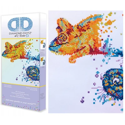 DIAMOND DOTZ ® at Home - Master of Change, Partial Drill, Round Dotz, Diamond Painting Kits, Diamond Art Kits for Adults, Gem Art,  Diamond Art, Diamond Dotz Kits