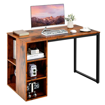 Gymax Home Office Computer Desk Laptop Table Writing Workstation w/ 5 Cubbies