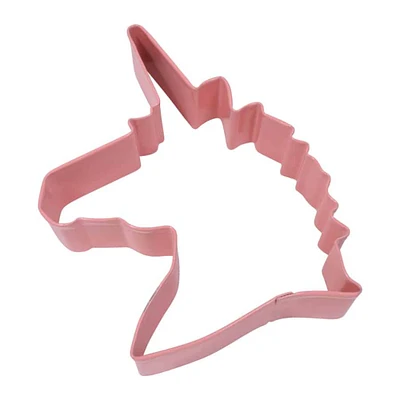 Unicorn Head Cookie Cutter (Pink, 4.75")